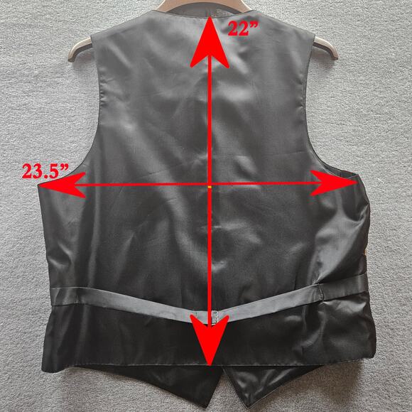 FUMAGALLI Burgandy Gold Polyester Medium Formal Waistcoat Vest Matching Bow Tie - Picture 8 of 8